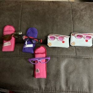 American girl doll glasses with glasses case